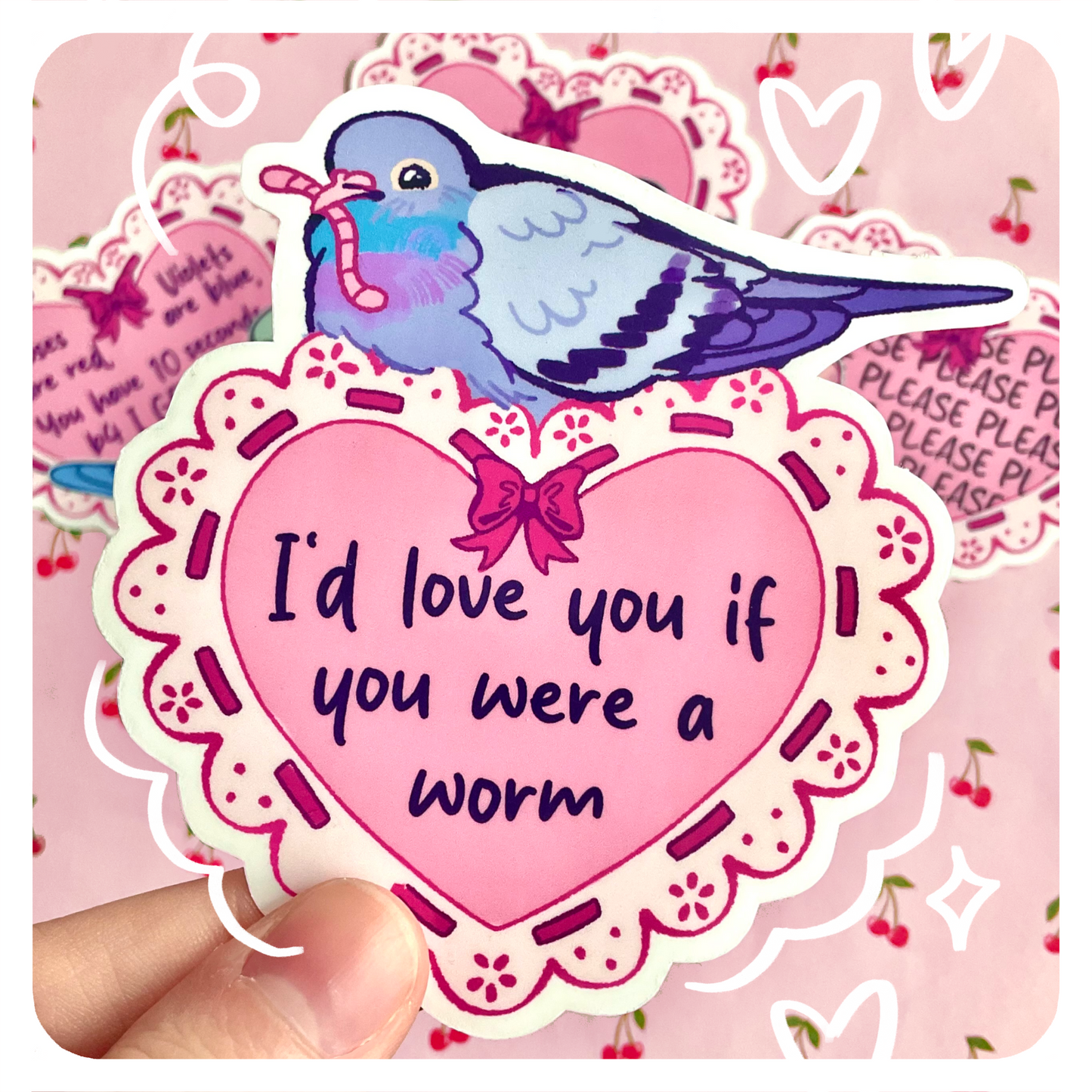 Valentines Card Stickers