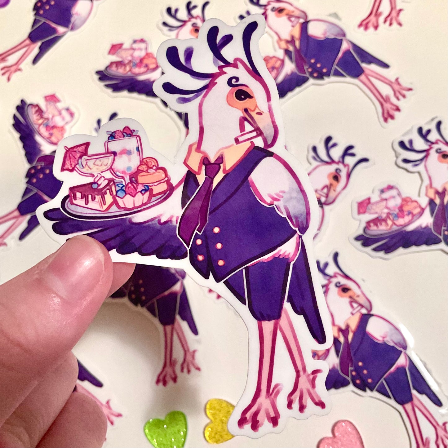 One Piece Bird Stickers