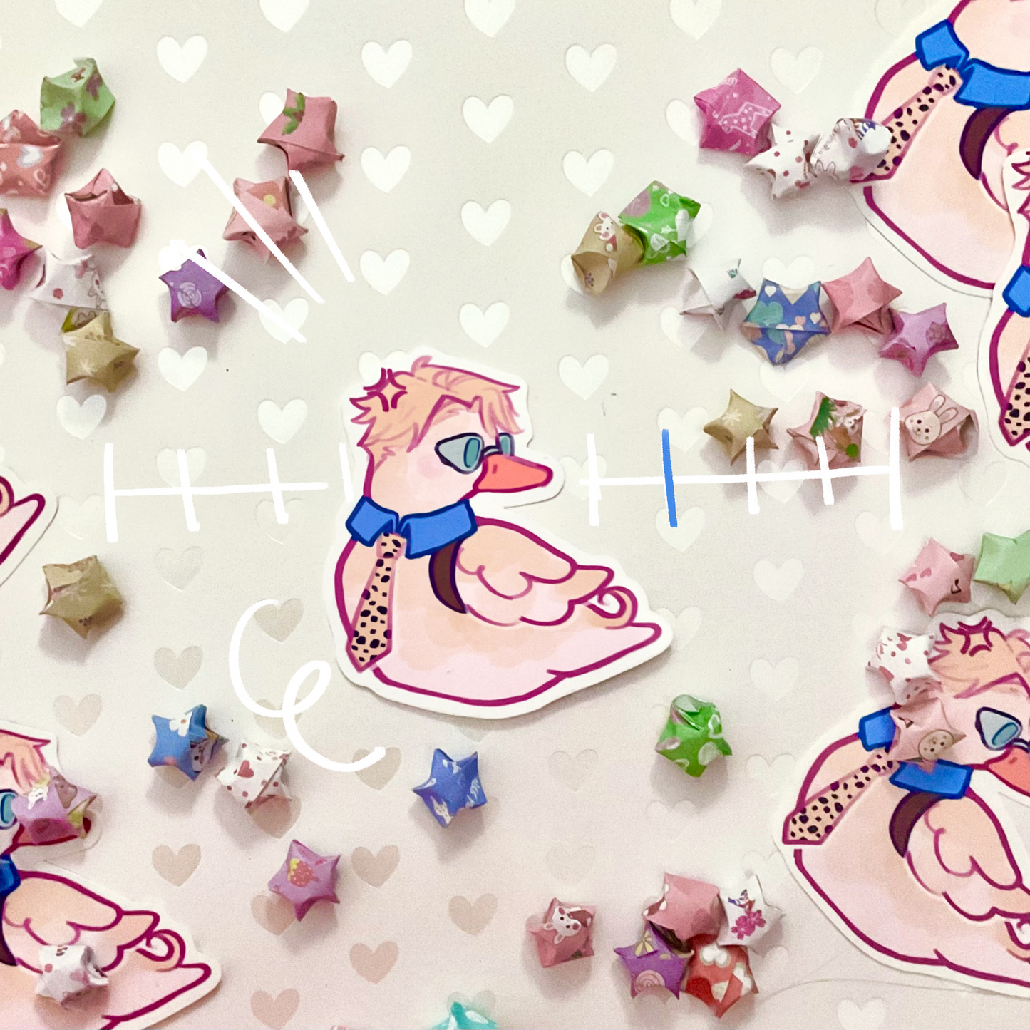 Jujutsu Quacksen Duck Stickers