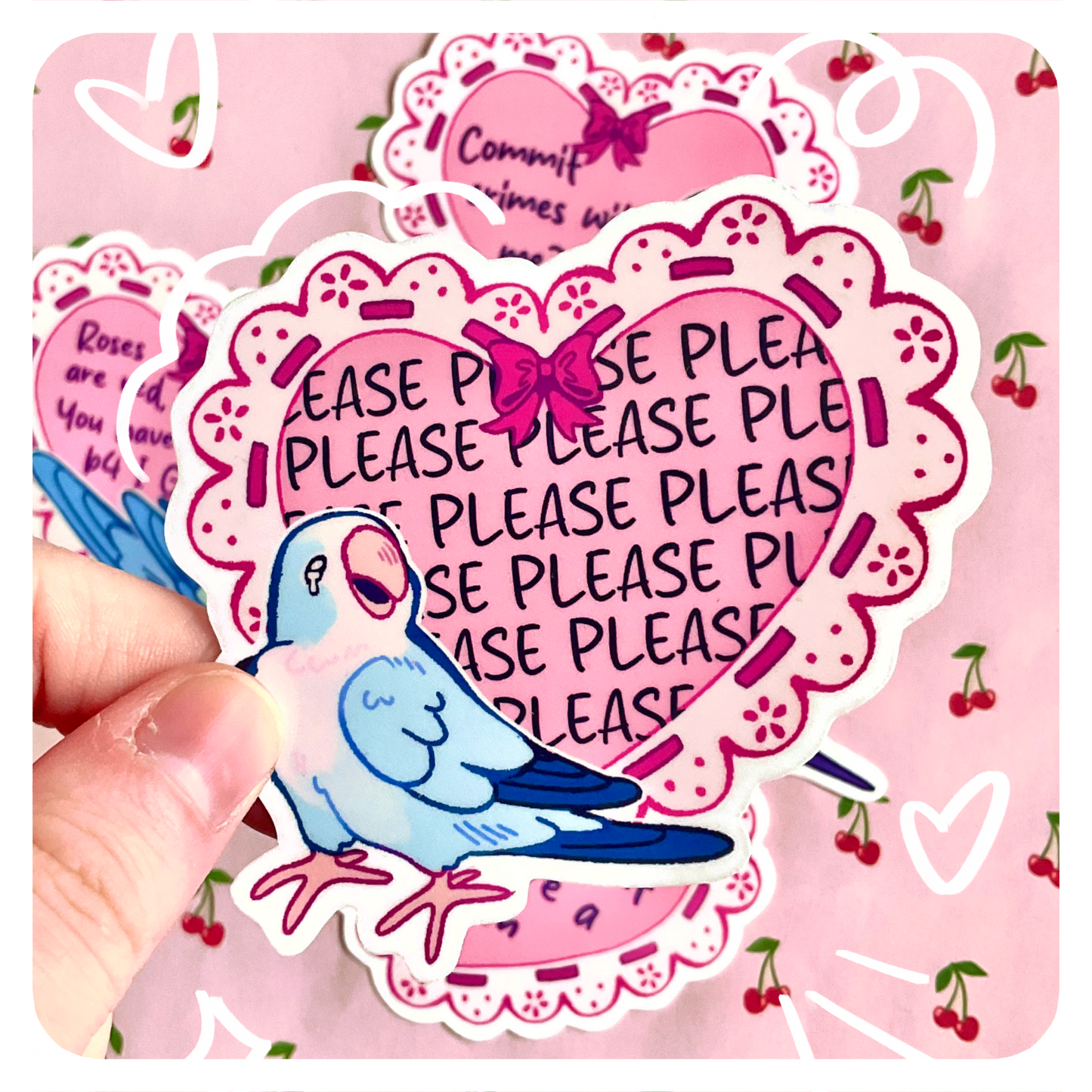 Valentines Card Stickers