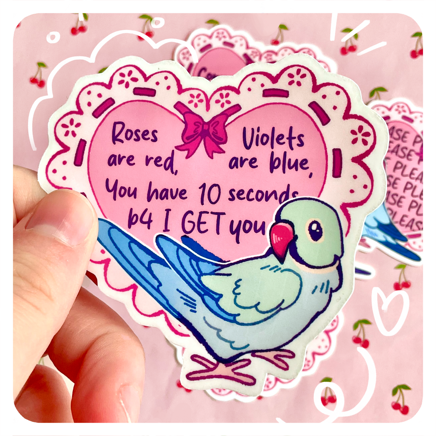Valentines Card Stickers
