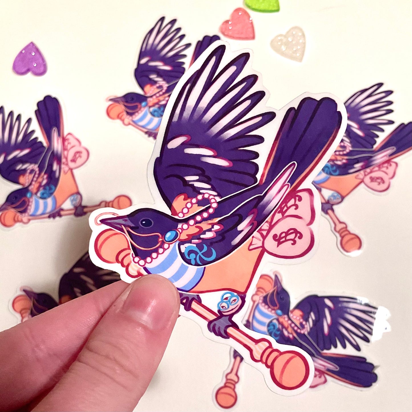 One Piece Bird Stickers