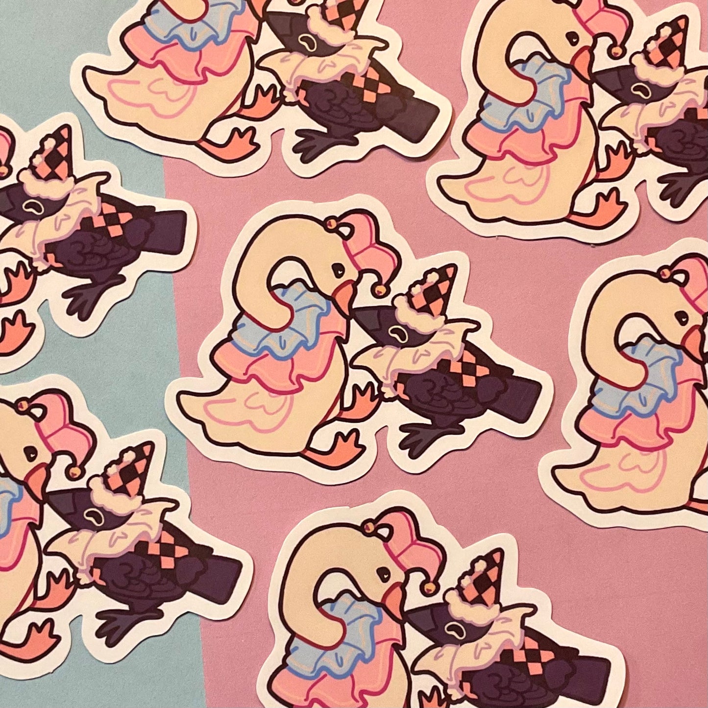 Clown Love Sticker