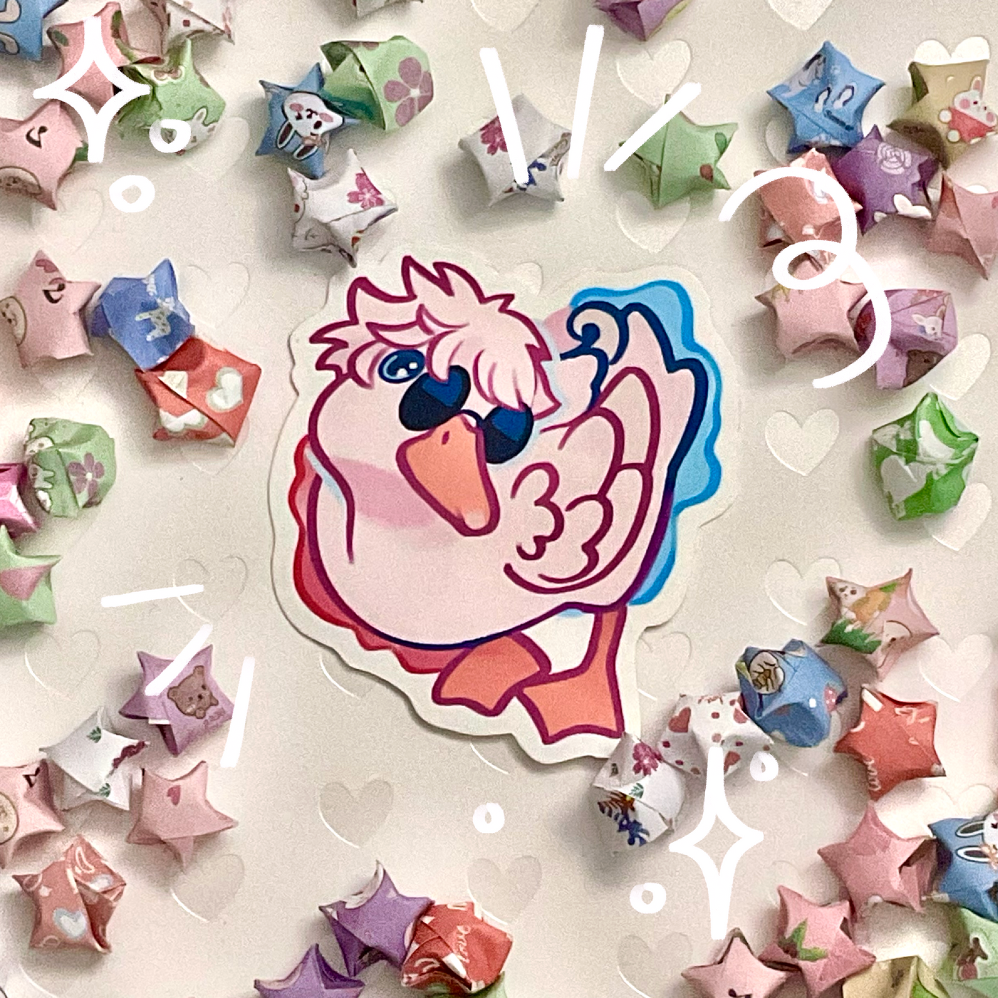 Jujutsu Quacksen Duck Stickers