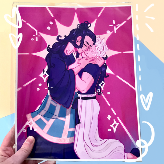 SatoSugu The Kiss Print