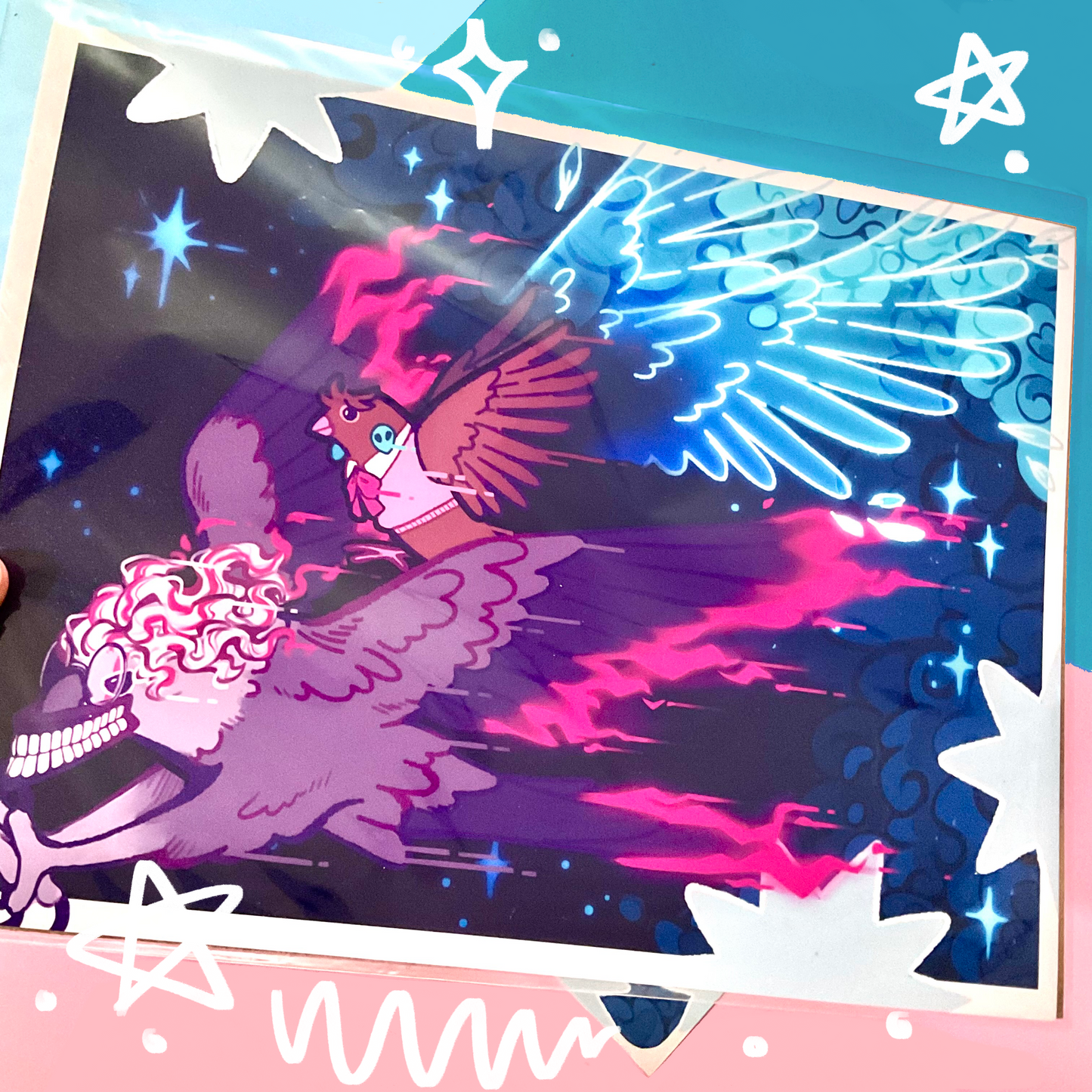 DanDaDan Bird Print