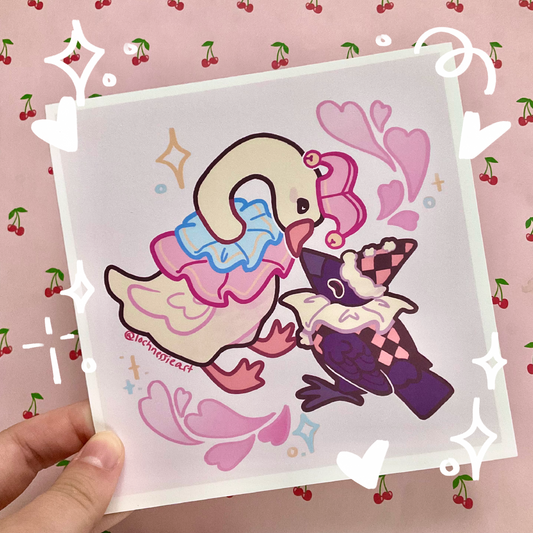 Clown Love Print