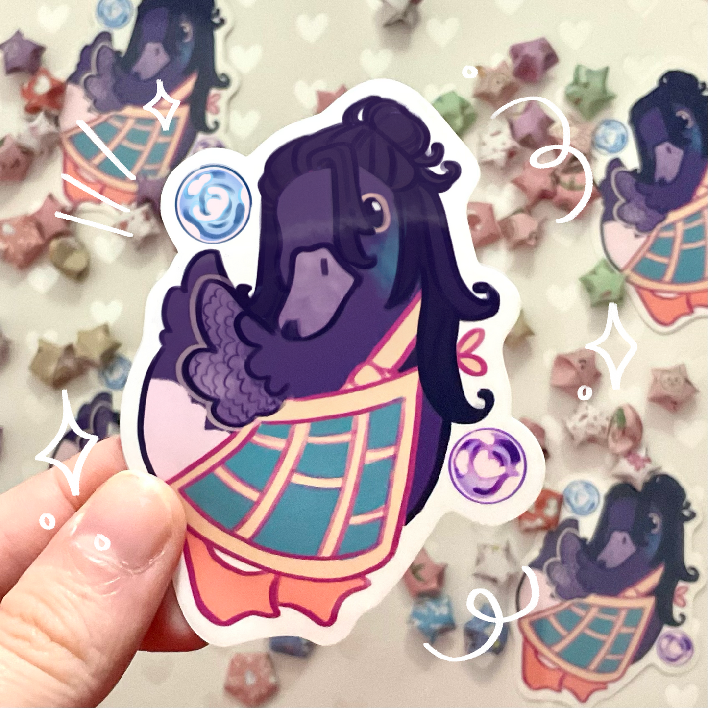 Jujutsu Quacksen Duck Stickers