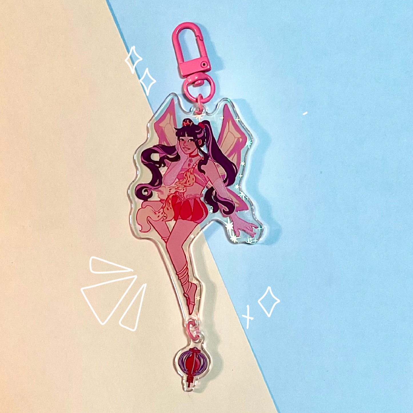 Fairy Girls Holo Charms