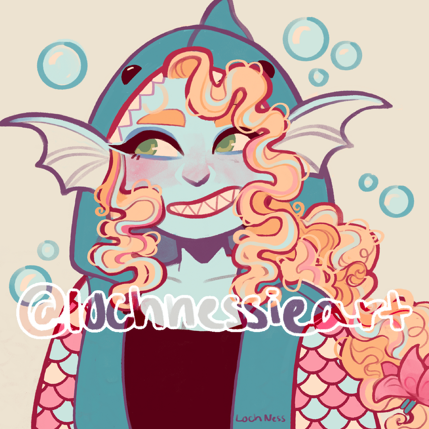 Monster Girls Square Prints