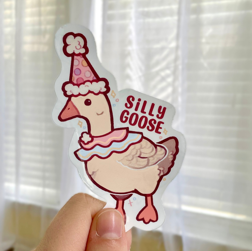 Silly Goose Sticker