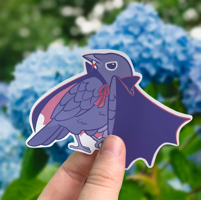 Halloween Bird Stickers
