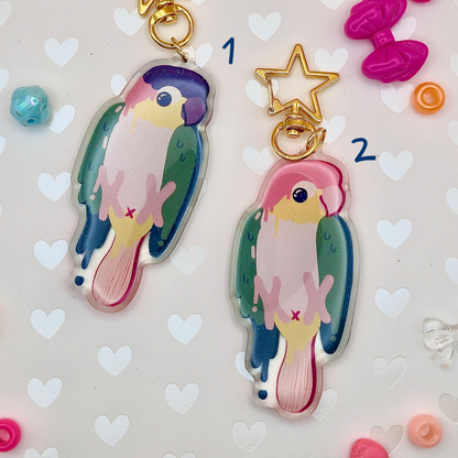 Parrot Popsicle Keychains