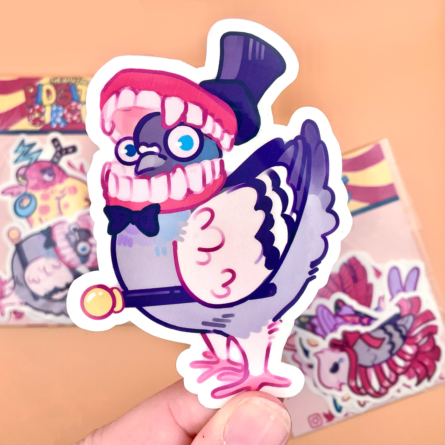 Amazing Pidgital Circus Stickers