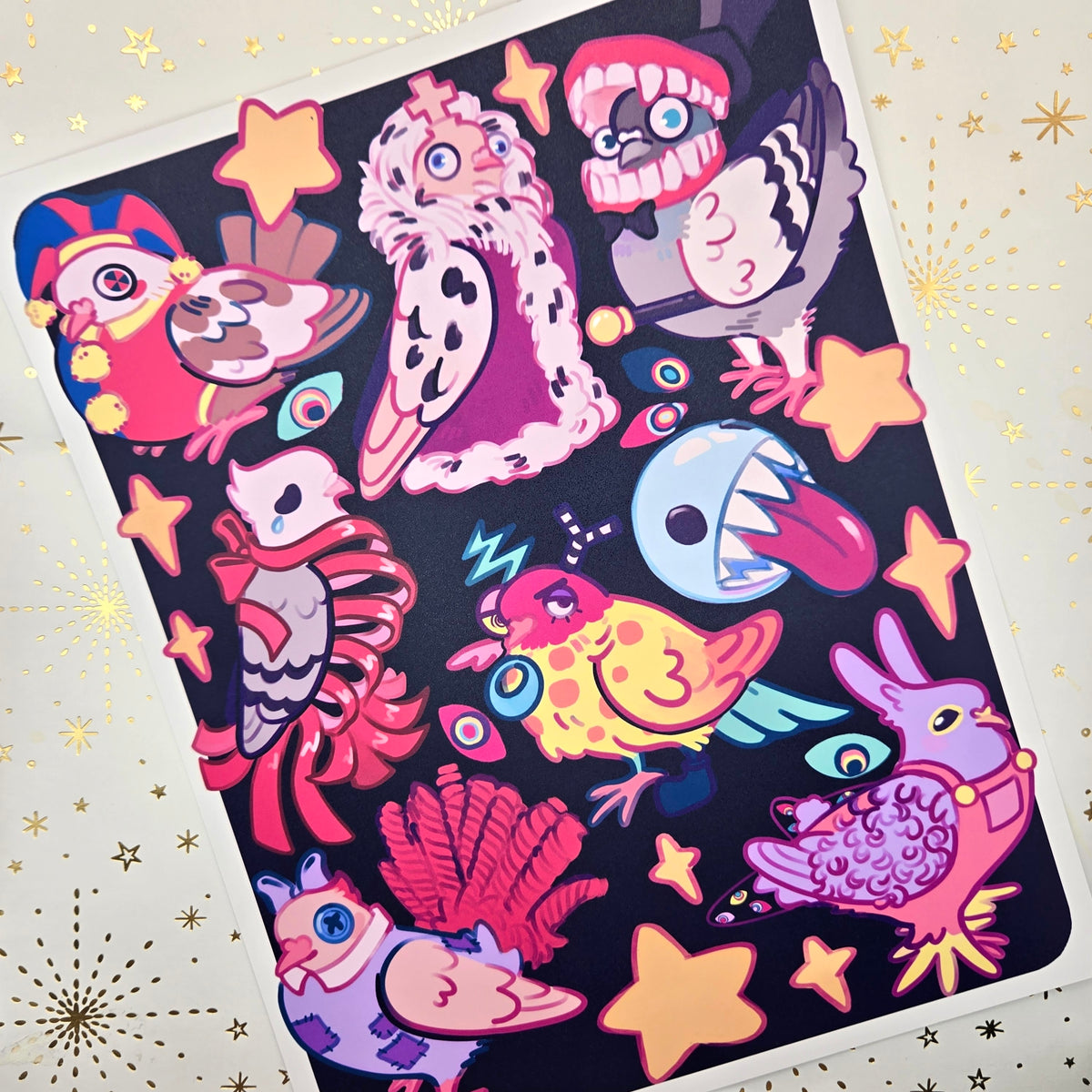 Amazing Pidgital Circus Print