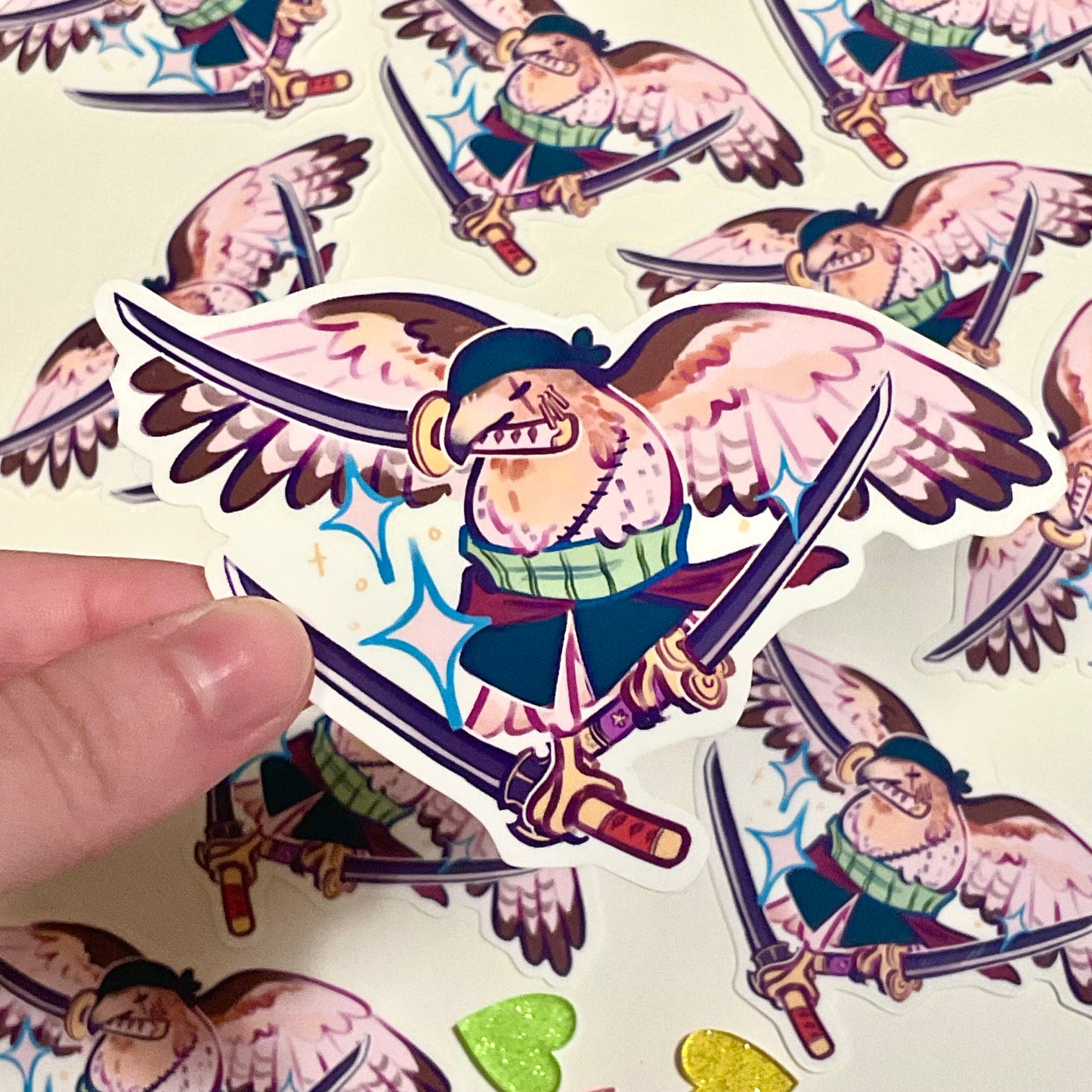 One Piece Bird Stickers