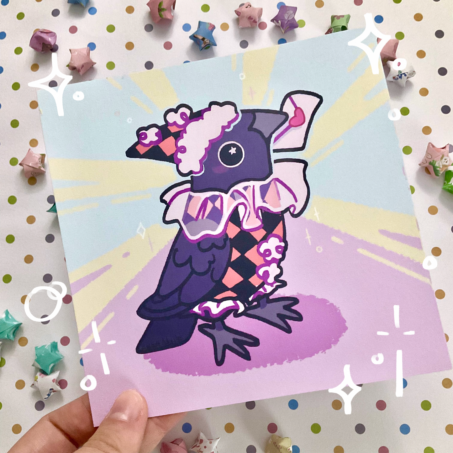 Clown Crow Print