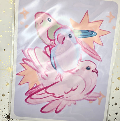 Bird Babies Print
