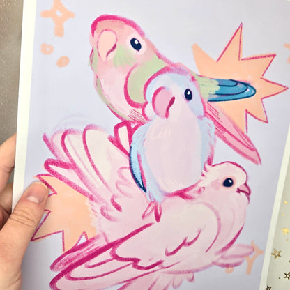 Bird Babies Print