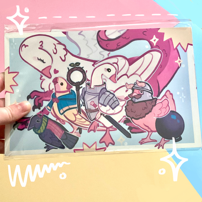 Dungeon Birdies Print