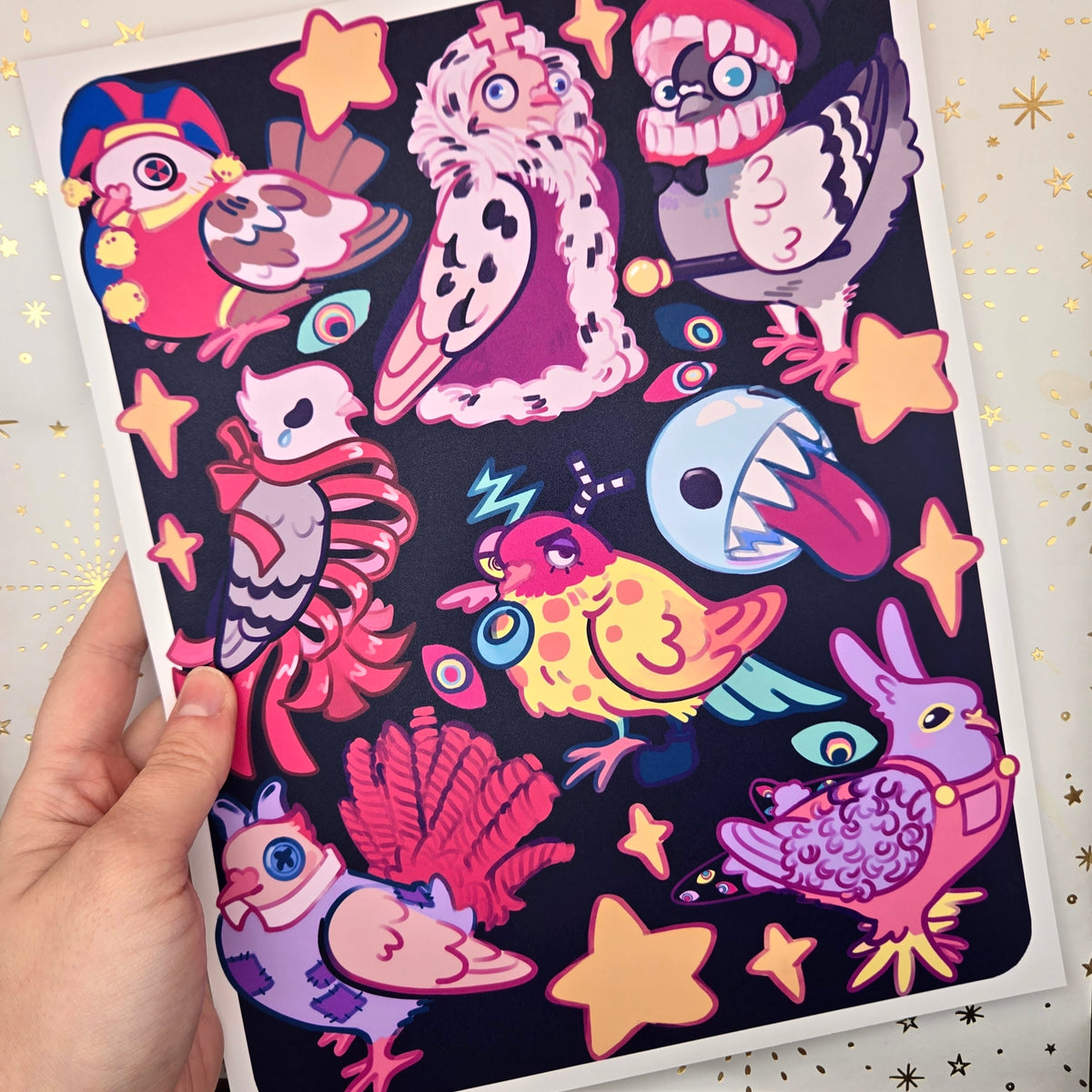 Amazing Pidgital Circus Print