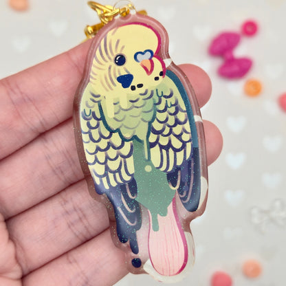 Parrot Popsicle Keychains