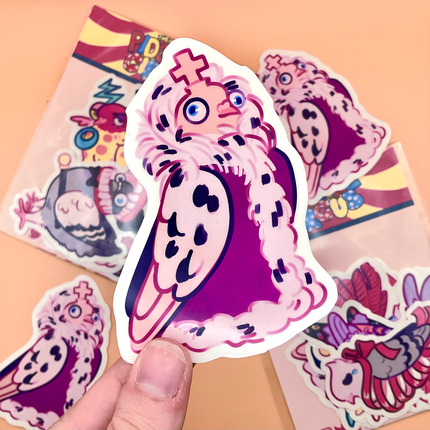 Amazing Pidgital Circus Stickers