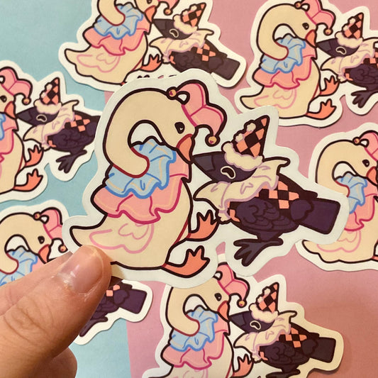 Clown Love Sticker