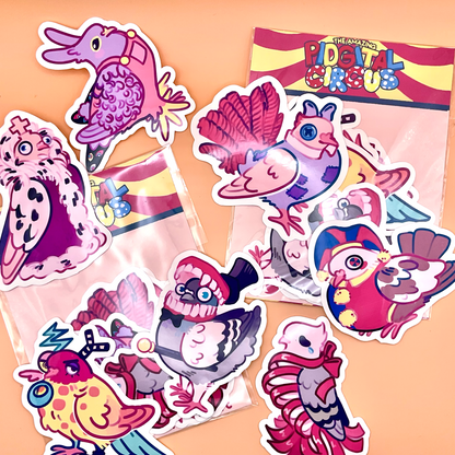 Amazing Pidgital Circus Stickers