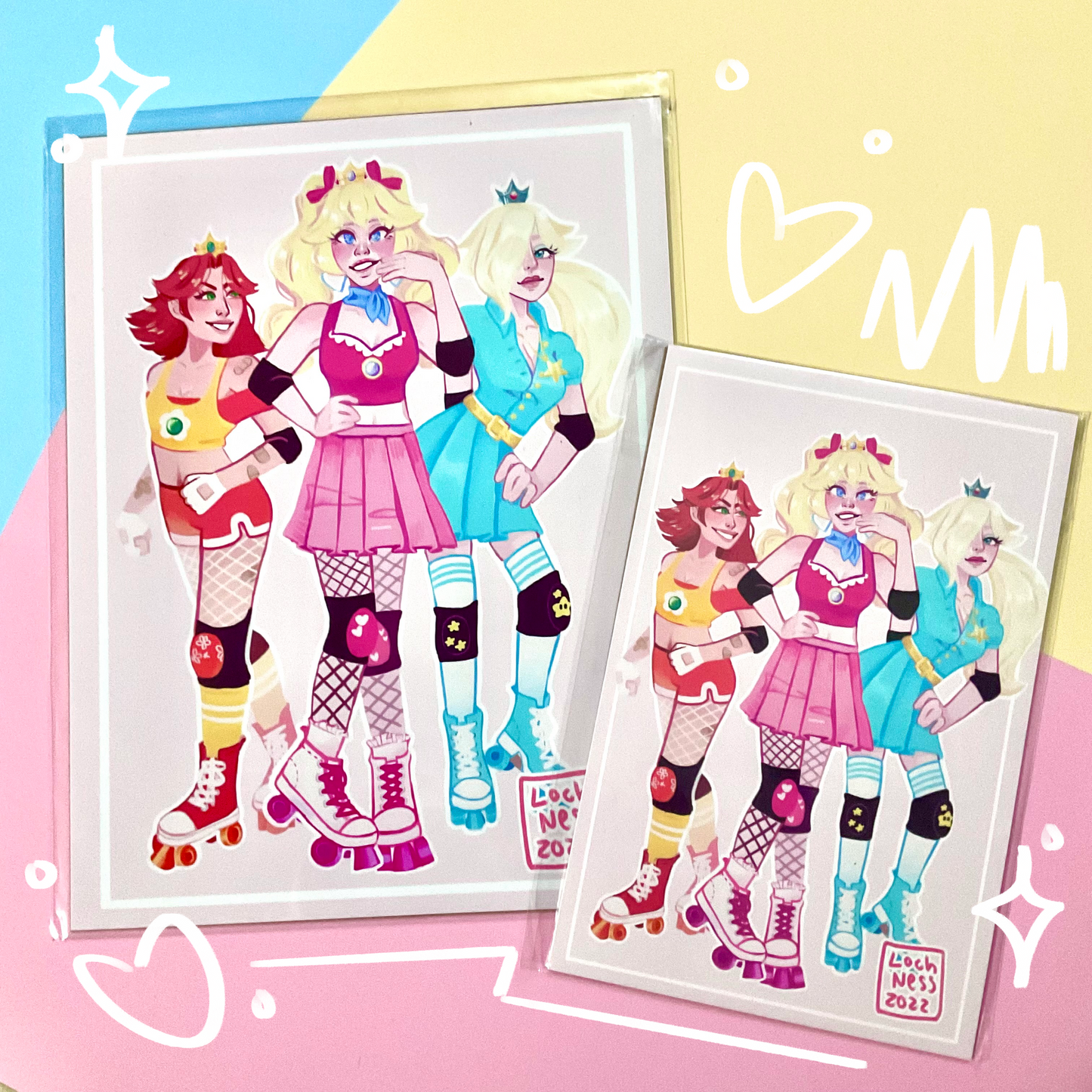 Skate Princesses Print