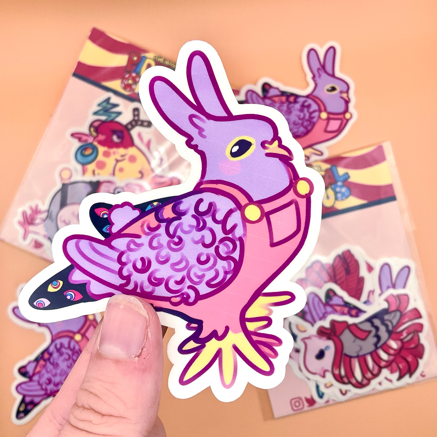 Amazing Pidgital Circus Stickers