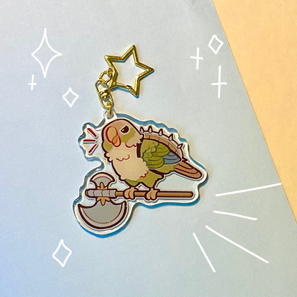 DnD Bird Glitter Charms