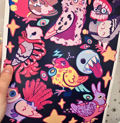 Amazing Pidgital Circus Print