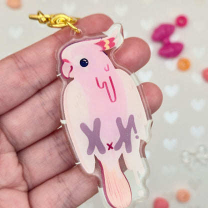 Parrot Popsicle Keychains