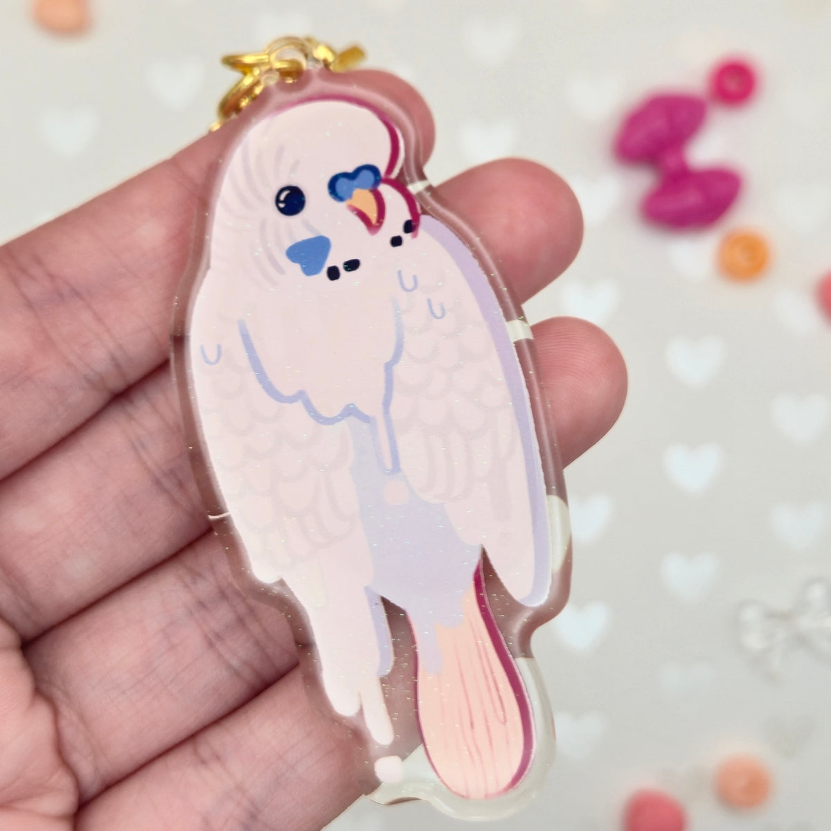 Parrot Popsicle Keychains