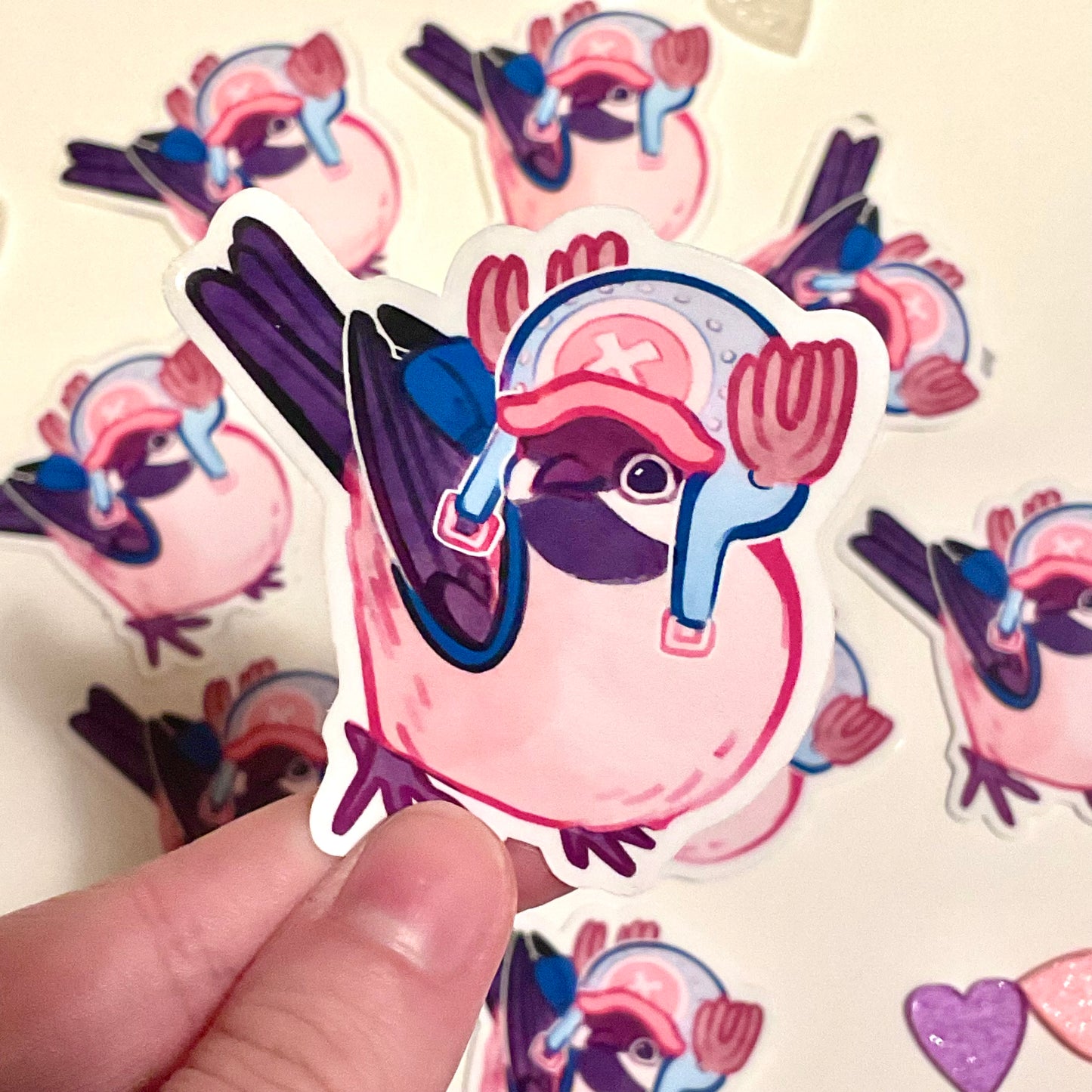 One Piece Bird Stickers