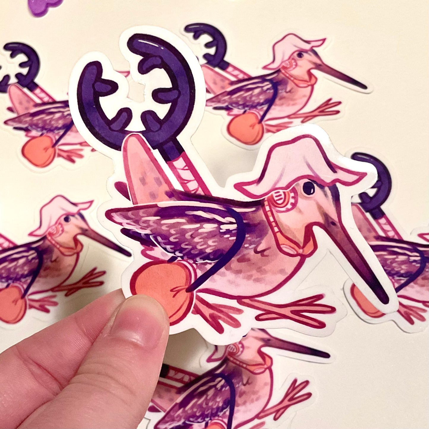 One Piece Bird Stickers