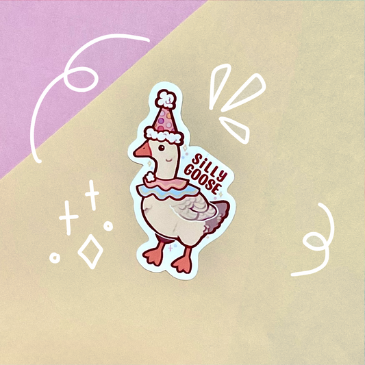 Silly Goose Sticker