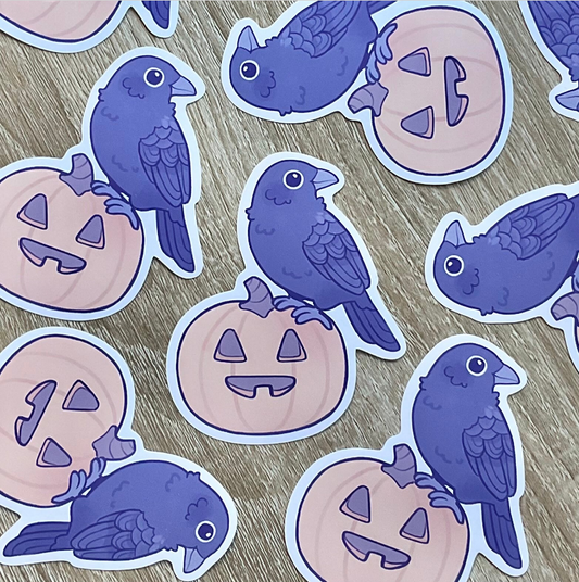 Halloween Bird Stickers