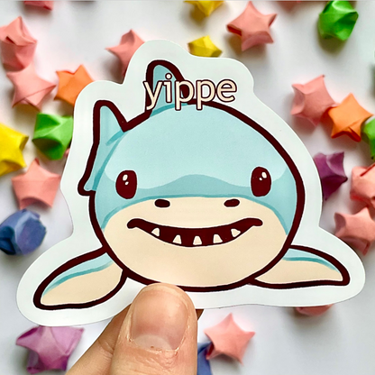 Yippe Shark Sticker